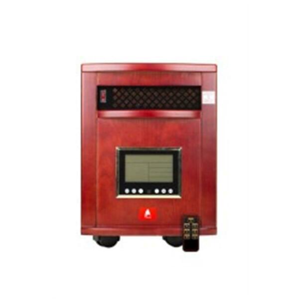 Atlas Premium Cherry Indoor Quartz Infrared Heater with Remote Control 6 Quartz Emitters! ATLH1502C